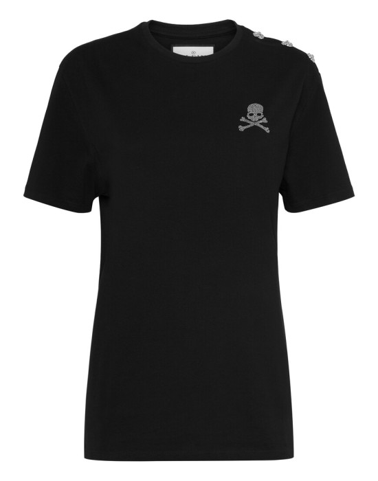 футболка  от бренда philipp plein вид слева