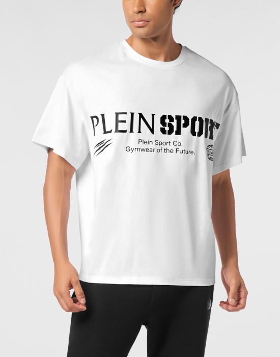 футболка  от бренда plein sport вид слева