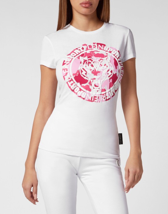 футболка  от бренда plein sport вид слева