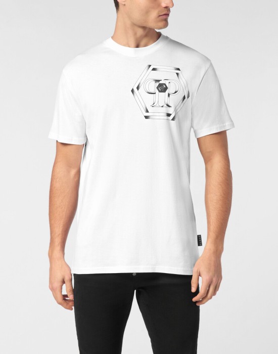 футболка  от бренда philipp plein вид слева