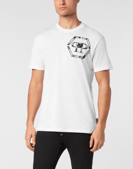 футболка  от бренда philipp plein вид слева