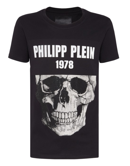 футболка  от бренда philipp plein вид слева