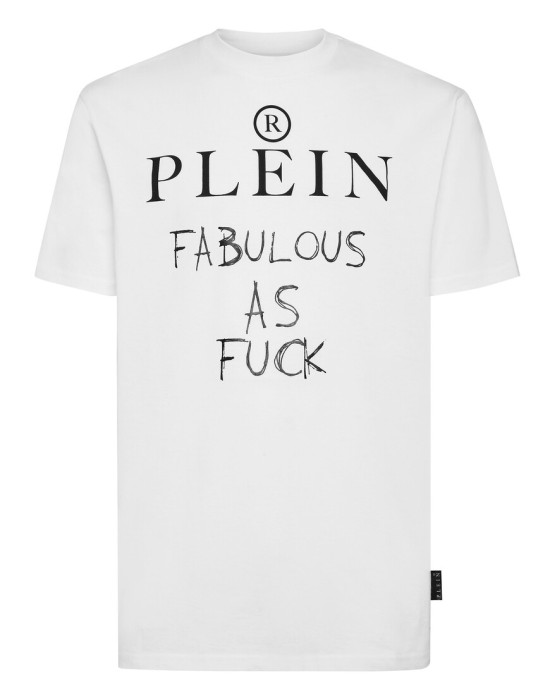 футболка  от бренда philipp plein вид слева