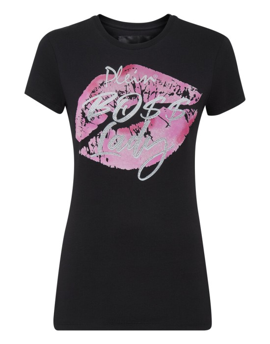 футболка  от бренда philipp plein вид слева