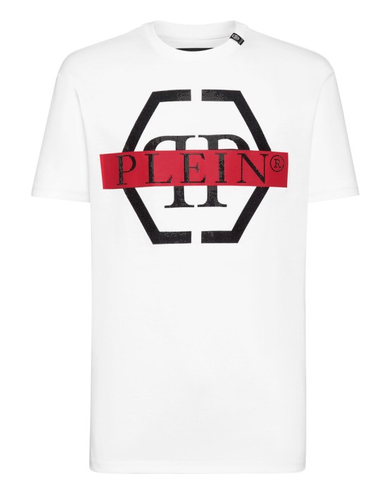 футболка  от бренда philipp plein вид слева