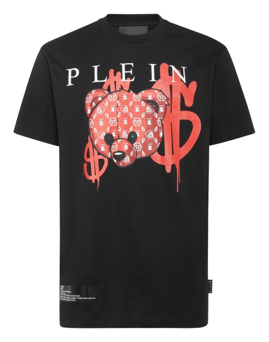 футболка  от бренда philipp plein вид слева