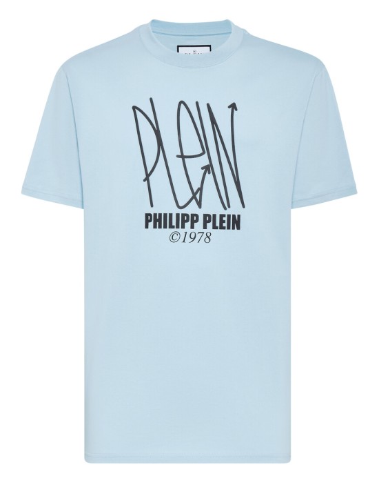 футболка  от бренда philipp plein вид слева