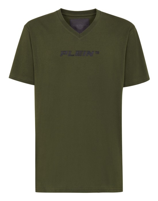 футболка  от бренда philipp plein вид слева