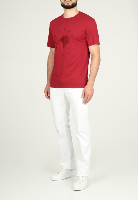 футболка  от бренда stefano ricci вид слева