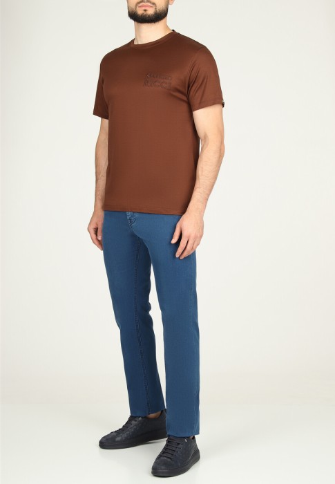 футболка  от бренда stefano ricci вид слева