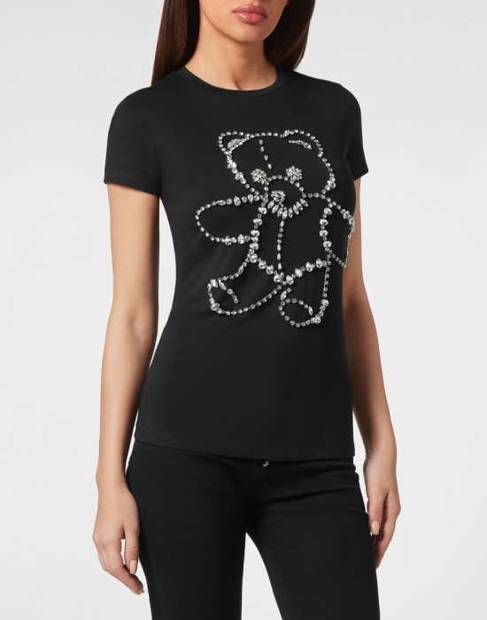 футболка  от бренда philipp plein вид слева