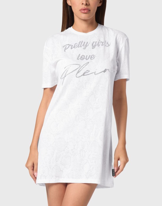 футболка  от бренда philipp plein вид слева