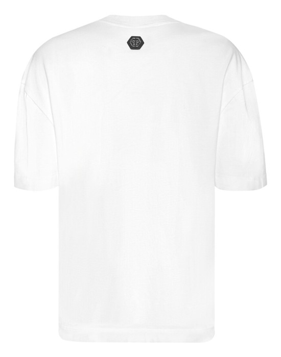 футболка  от бренда philipp plein вид слева