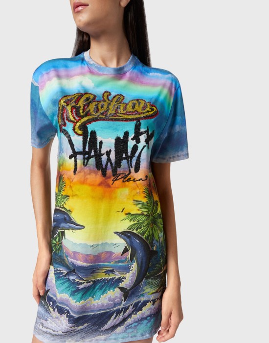 футболка  из америки вид сбоку