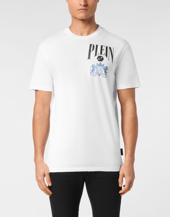 футболка  от бренда philipp plein вид слева