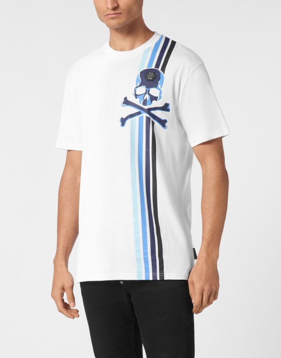 футболка  от бренда philipp plein вид слева