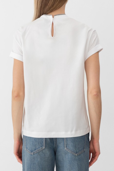 футболка  от бренда brunello cucinelli вид слева