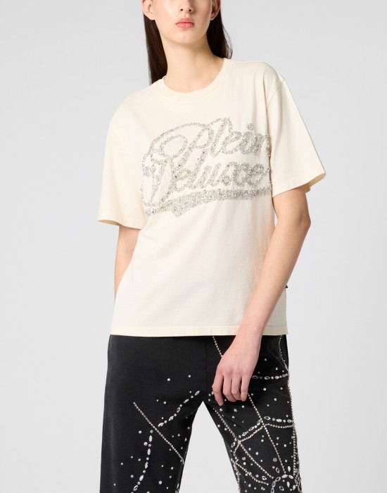 футболка  от бренда philipp plein вид слева