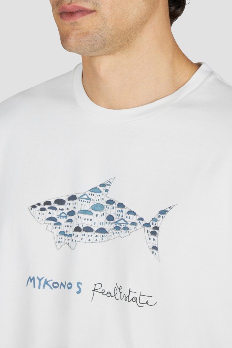 футболка  из италии вид сбоку