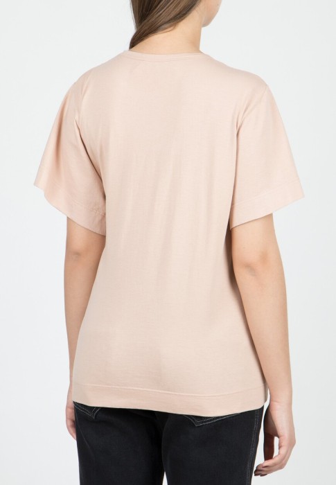 Товар бежевого цвета с внутренней стороны