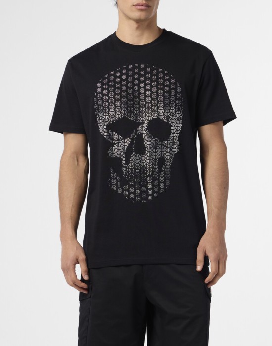 футболка  от бренда philipp plein вид слева