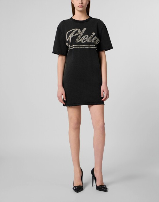 футболка  от бренда philipp plein вид слева