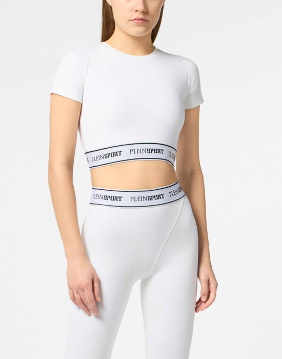 футболка  от бренда plein sport вид слева