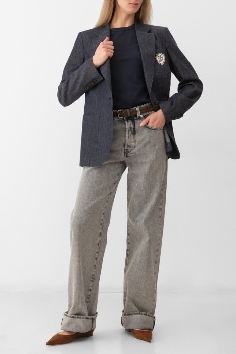 Товар синего цвета с внутренней стороны