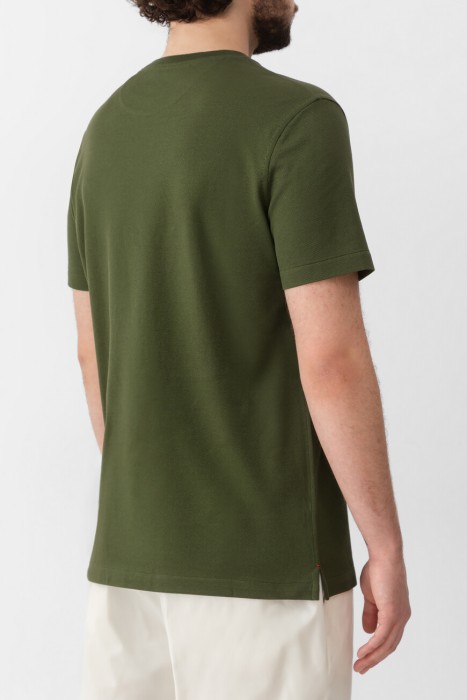 футболка  от бренда isaia вид слева