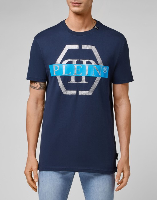 футболка  от бренда philipp plein вид слева