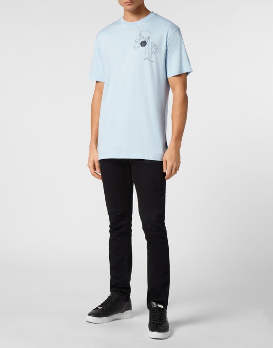 Товар голубого цвета с внутренней стороны