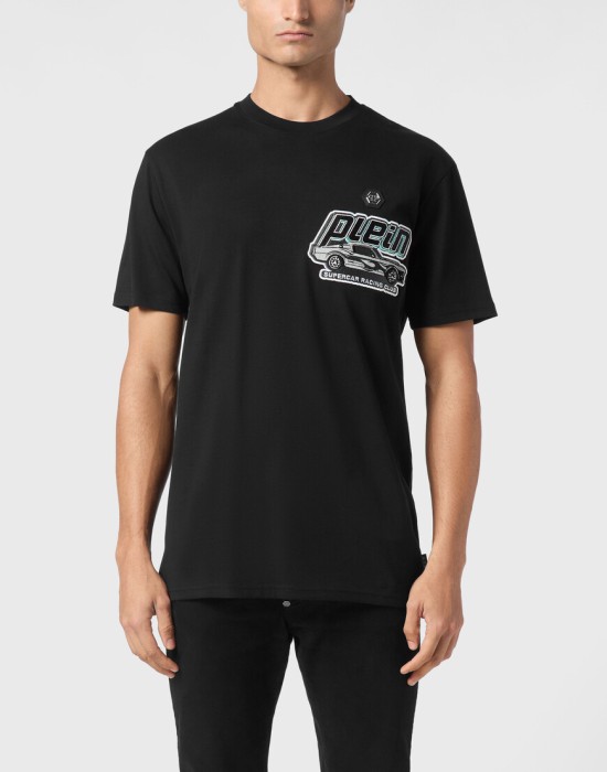 футболка  от бренда philipp plein вид слева