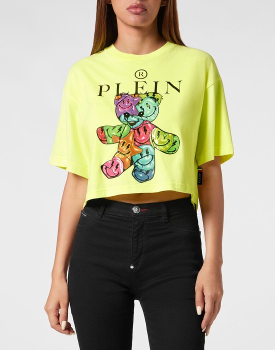 футболка  от бренда philipp plein вид слева