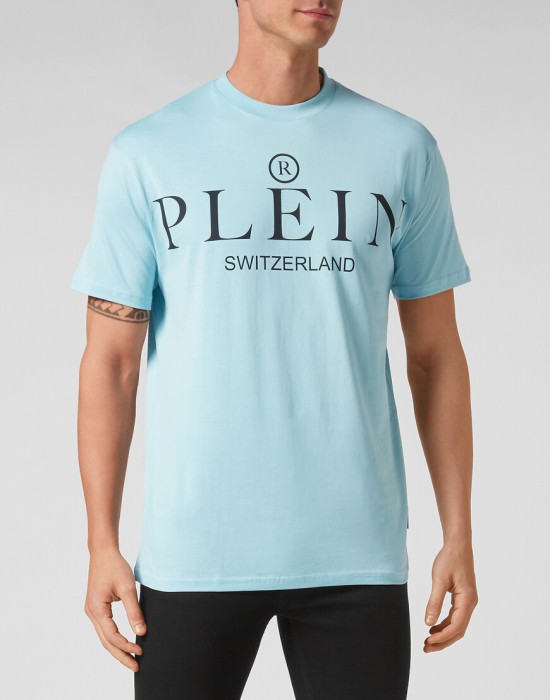 футболка  от бренда philipp plein вид слева