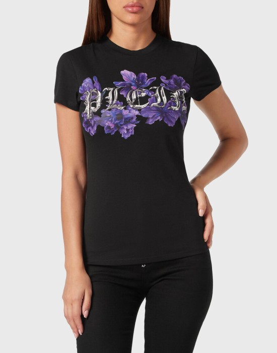 футболка  от бренда philipp plein вид слева