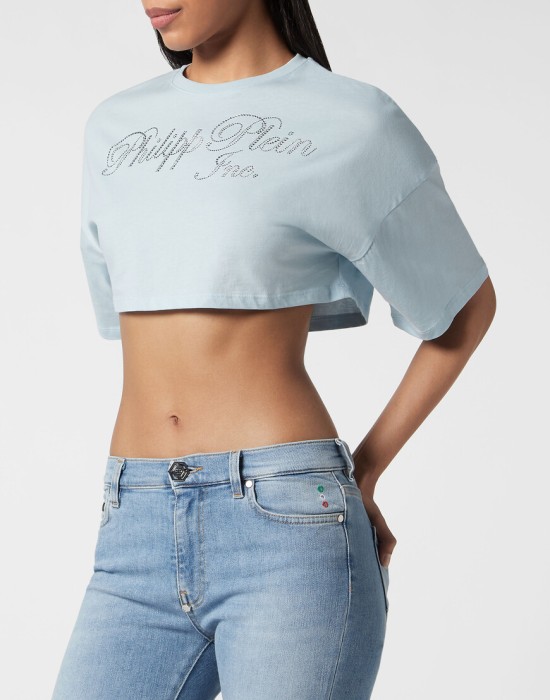 футболка  от бренда philipp plein вид слева