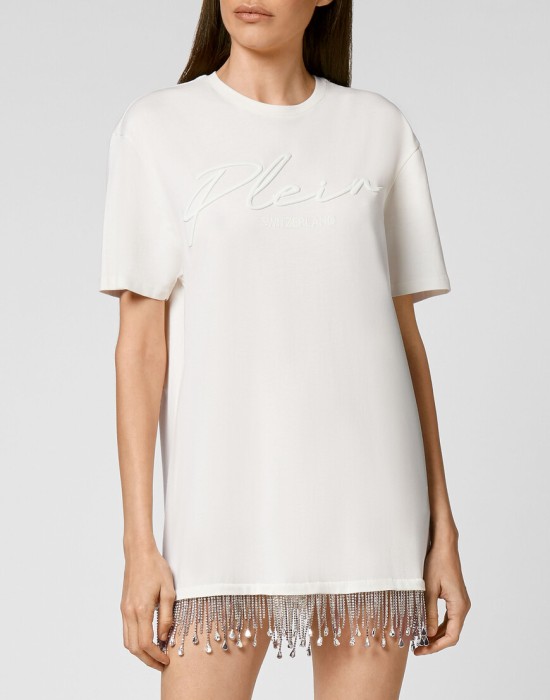 футболка  от бренда philipp plein вид слева