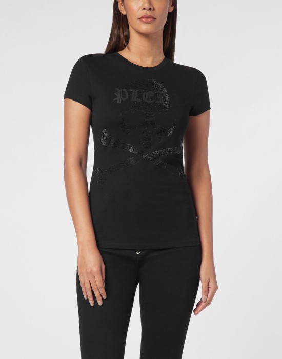 футболка  от бренда philipp plein вид слева