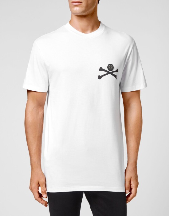 футболка  от бренда philipp plein вид слева