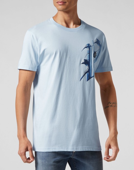 футболка  от бренда philipp plein вид слева