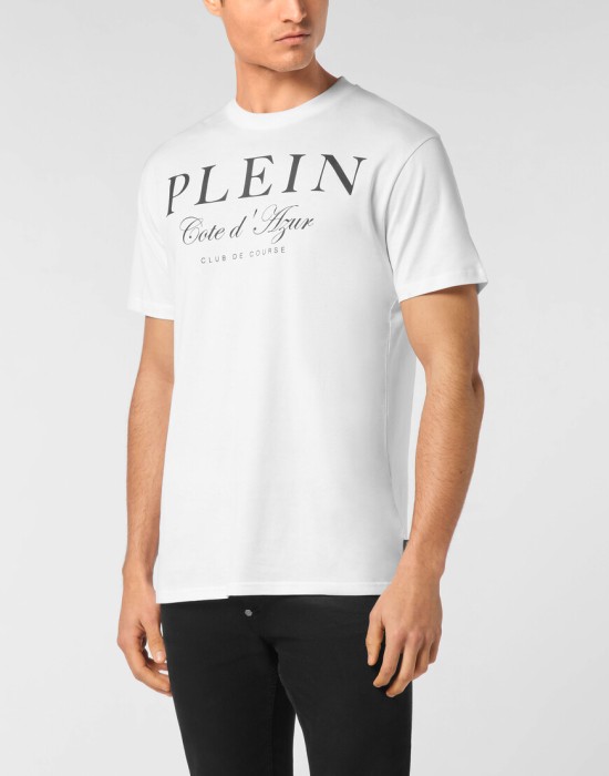 футболка  от бренда philipp plein вид слева