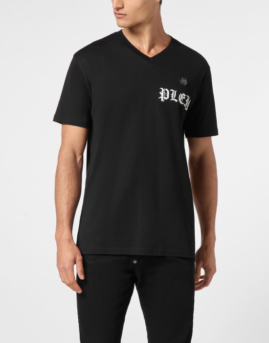 футболка  от бренда philipp plein вид слева