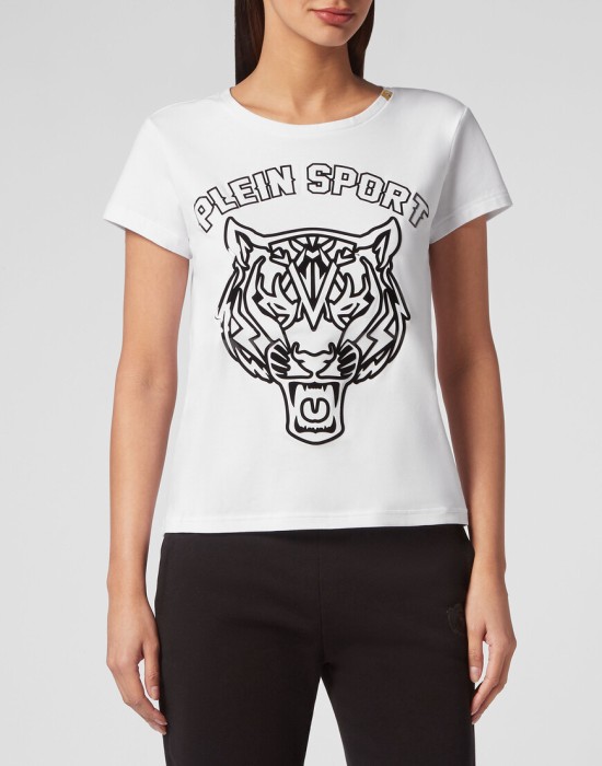 футболка  от бренда plein sport вид слева
