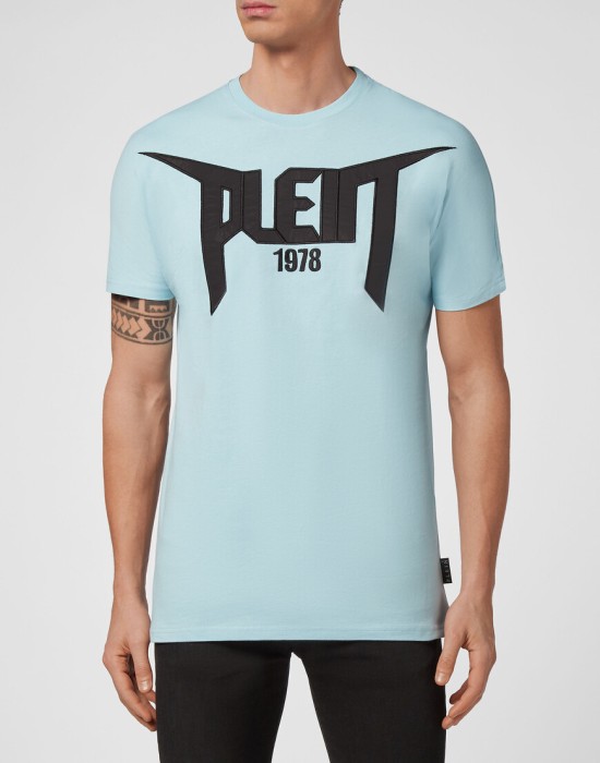 футболка  от бренда philipp plein вид слева