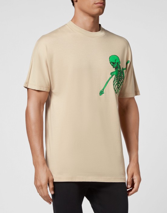 футболка  от бренда philipp plein вид слева