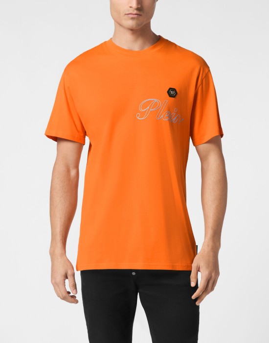 футболка  от бренда philipp plein вид слева