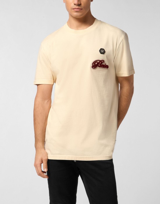 футболка  от бренда philipp plein вид слева