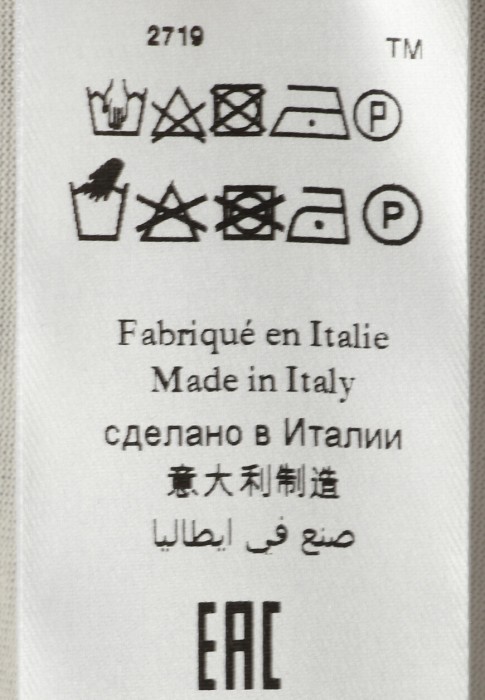 футболка  из италии вид сбоку
