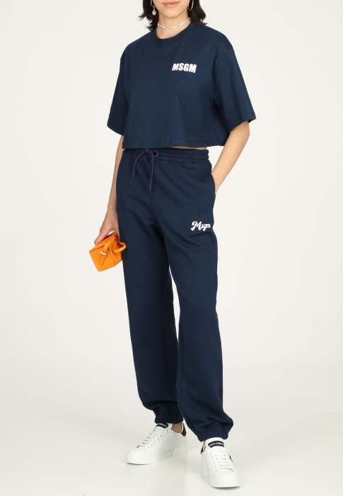 футболка  от бренда msgm вид слева