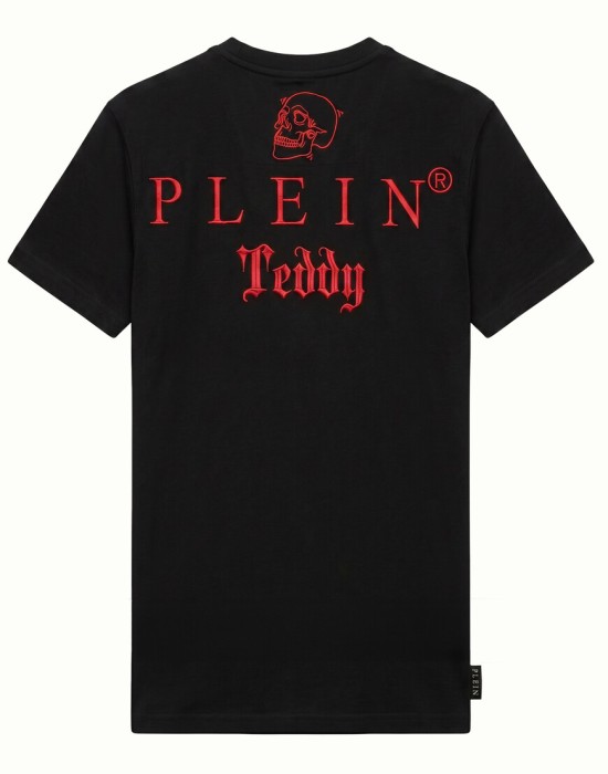 футболка  от бренда philipp plein вид слева